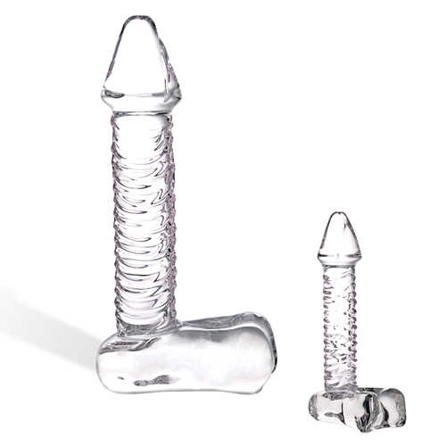 Фаллоимитатор "Glas" супер рельефный, стекло 